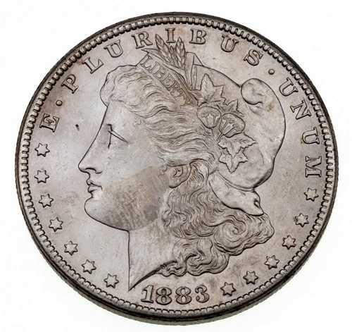1883-CC 1ドル銀モルガンドル、BUコンディション良好