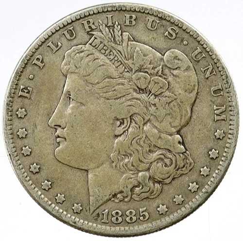 1885年 P アメリカ合衆国 イーグル オールドシルバー モルガン USドルコイン i117055