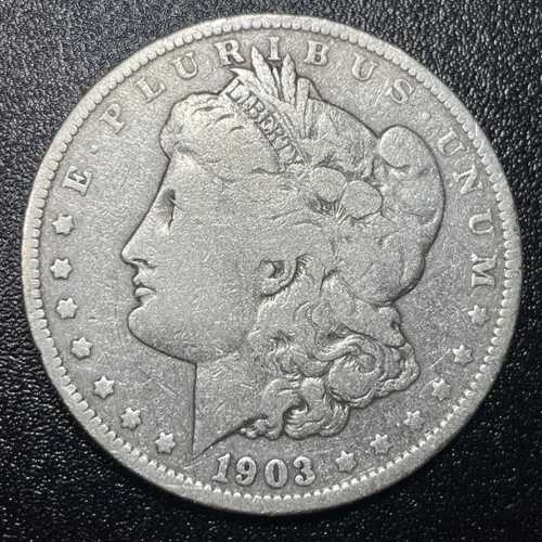 1903-O モルガン銀貨 $1 VG 非常に良い状態 丁寧に洗浄済み