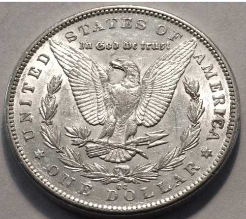 1891 CC モーガン シルバー ダラー $1 Bu Ms ブリリアント Unc コイン
