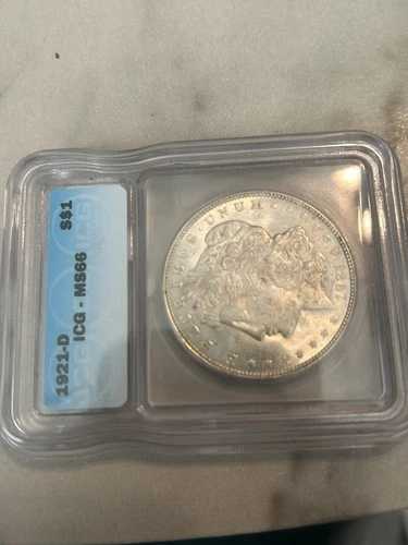 1921年製 ICG Ms. 66 モルガン・ダラー 素晴らしい！お手頃価格！ぜひ出品リストをご確認ください??