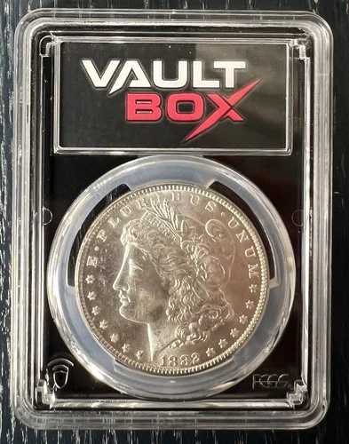 1882年 カーソンシティ モルガン銀貨 PCGS MS64 金庫箱 未流通 129,250円