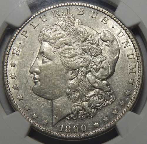 1890-CC NGC AU55 モルガン・ダラー