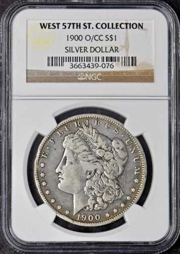 1900-O/CC モルガン銀貨 - NGC - 西57番街コレクション - ?COINGIANTS?