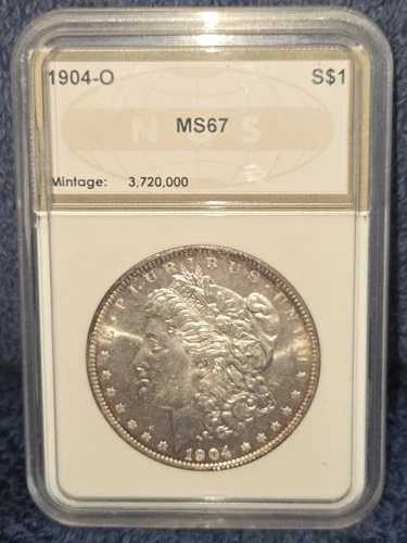 1904-O モーガン シルバー ダラー $1 - VAM ダイ クラックの可能性あり - 高品位 - $3,500 以上の価値!