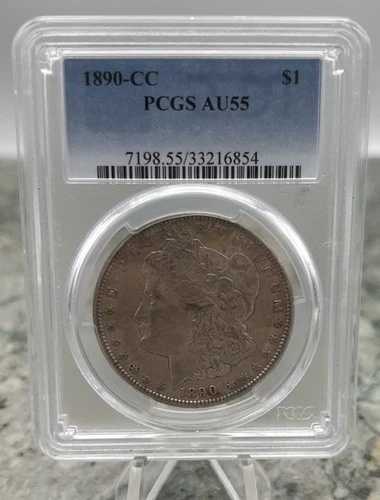 1890-CC モルガン銀貨 ?? PCGS AU55 ?? カーソンシティ造幣局