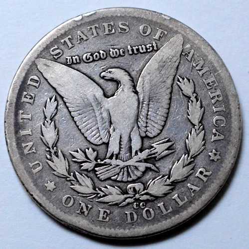 1893年-CC モルガン・ダラー銀貨 希少 カーソンシティ キーデートコイン