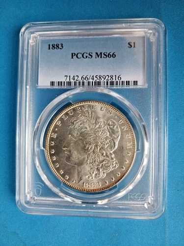 1883年 1ドル モルガン銀貨 PCGS MS66 ブリリアントラスター