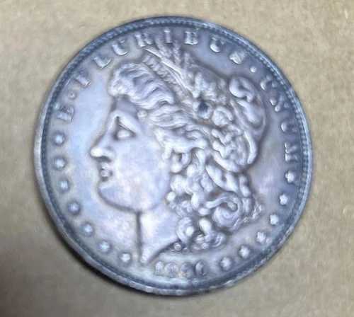 1890年モルガン銀貨(ミントマークなし)