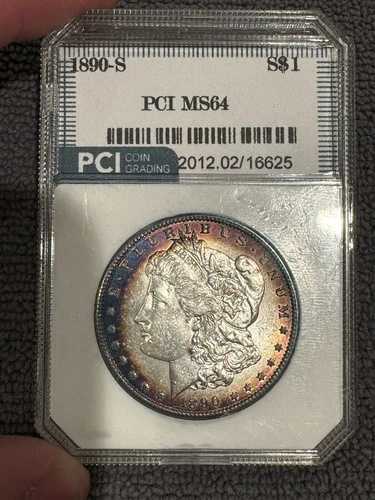 1890年 S モルガン・ダラー MS 64 PCGS シルバー 1ドル 未流通コイン