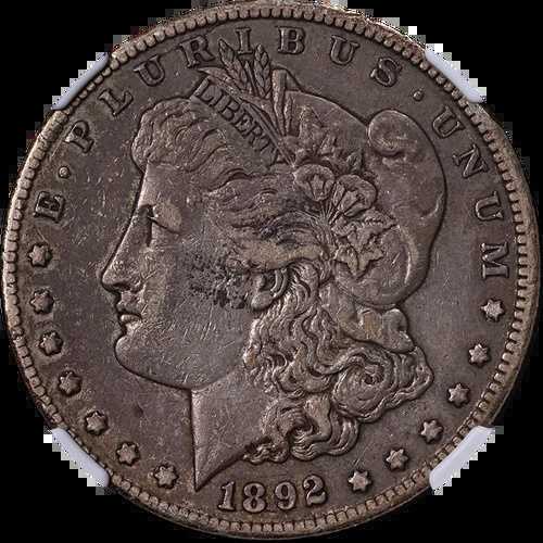 1892-CC モルガン銀貨 NGC VF35 ナイスストライク｜WORLD RESOURCE【QUEEN店】