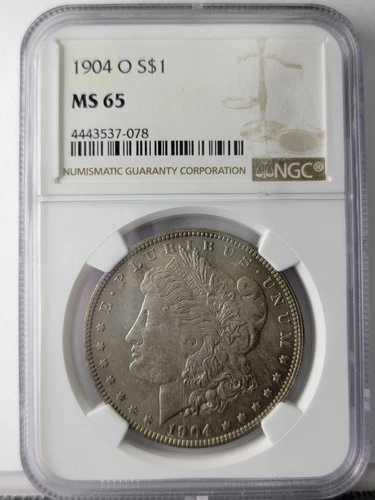1904 O $1 NGC MS65 4443537078
