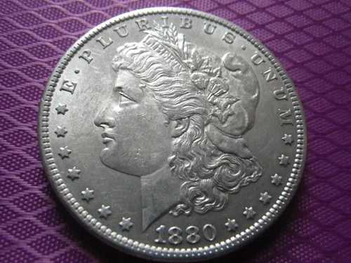 1880-O モーガン UNC/MS+++ 非常に高品質の表面 134,200円