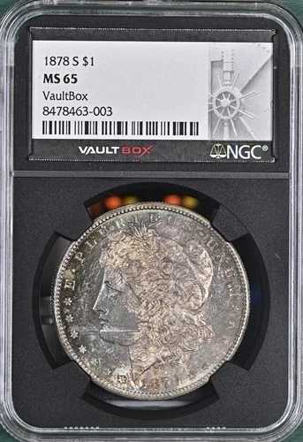 1878年 S モーガン銀貨 $1 NGC MS 65 VB5｜WORLD RESOURCE【QUEEN店】