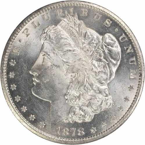 1878-CC モルガン銀貨 チョイス BU 未認定 #341
