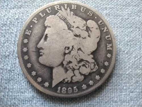 1895-O モルガン銀貨。写真をご覧ください。｜WORLD RESOURCE【QUEEN店】