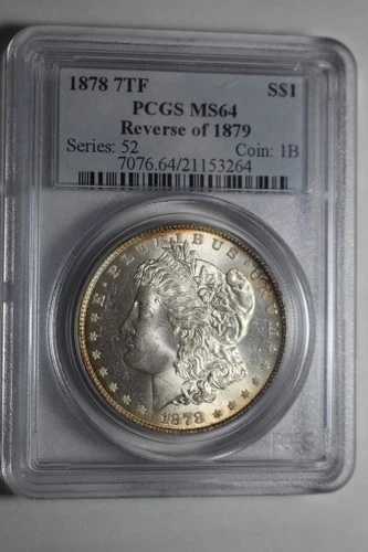 1878 7TF リバース 1879 モルガン銀貨 MS64 PCGS #264