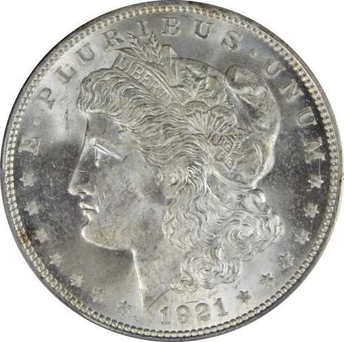 1921 D MS65 モルガン・ダラー PCGS 28252568