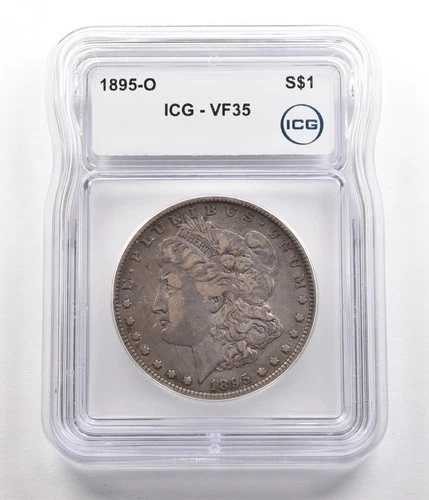 1895-O モルガン銀貨 VF35 ICG *5523
