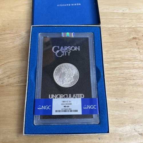 1883年 モルガン CC シルバードル GSA ホード NGC MS64 美しいコイン
