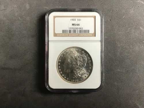 1903年 モルガン銀貨 NGC MS-66