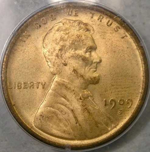 1909 S リンカーン ウィート セント/ペニー 美しい希少品 セミキー OGH RATL PCGS MS 65 RD