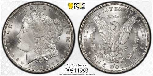 1879年 S モーガン銀貨 PCGS MS-67+ CAC