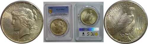 1925年ピースダラー PCGS MS-67