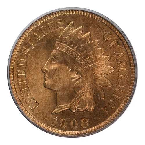 1908-S インディアンヘッド セント PCGS MS-65 RD