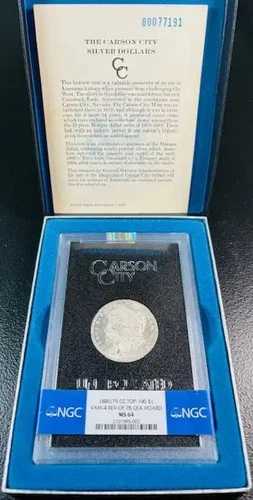 1880/79 CC モルガン銀貨 NGC MS-64 VAM-4 REV OF 78 GSA HOARD OGP/COA