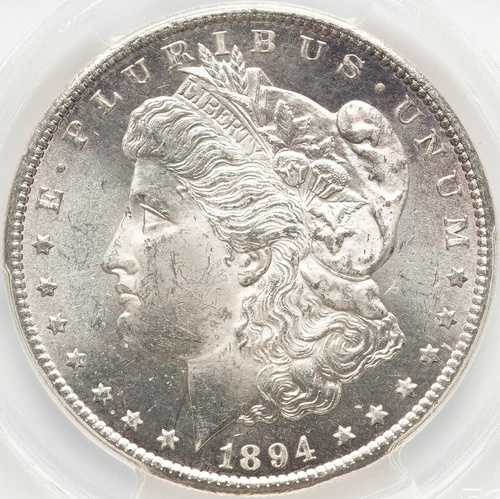 1894-Sモルガン・ダラー、PCGS MS-63認定！サンフランシスコ造幣局発行。PQ品！希少な年代物！ 470,360円