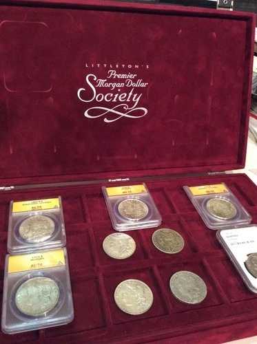 貴重なANACS/NGCオールド1879～1921シルバーモルガンダラー協会セット - ミントステート