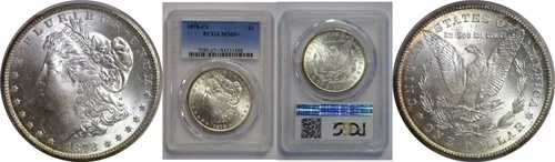 1878-CC モルガン・ダラー PCGS MS-65+