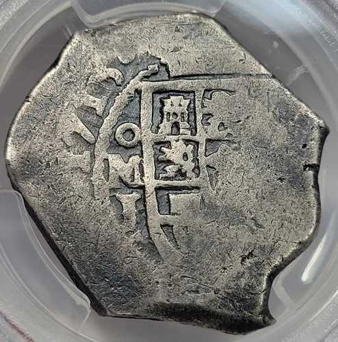 1715年 フルデイト コブ 8レアル メキシコ Mo J 驚異のフル4桁 PCGS VF *K365