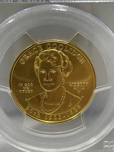 ファーストストライク PCGS MS70 10ドル金貨 グレース・クーリッジ 配偶者 希少