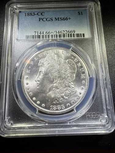 1883-CC モーガン カーソンシティ MS-66+ 銀貨 1ドル 未流通コイン PCGS MS66+
