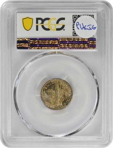 1918年製マーキュリーシルバーダイム MS66FB PCGS