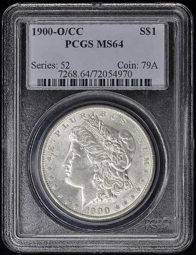 1900-O/CC $1 オーバーミントマーク モルガン・ダラー PCGS MS64｜WORLD RESOURCE【QUEEN店】 358,380円