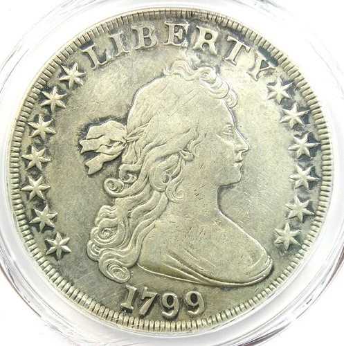 1799年 ドレープバスト シルバードル 1ドルコイン - PCGS VF ディテール認定 - 希少コイン｜WORLD RESOURCE【QUEEN店】