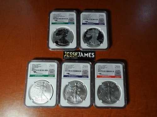 2011年 P リバースプルーフ シルバーイーグル NGC PF70 MS70 マーカンティ 25周年記念セット｜WORLD RESOURCE【QUEEN店】 361,350円
