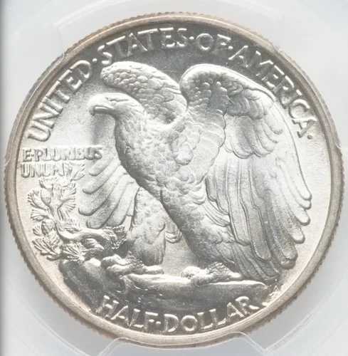 1946年 PCGS MS64 DDR ダブルダイ リバース！ウォーキング・リバティ・ハーフダラー - シルバー 50セント｜WORLD RESOURCE【QUEEN店】