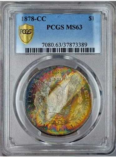 1878 CC PCGS MS63 カーソンシティ 1ドル モーガンシルバー|WORLD RESOURCE【QUEEN店】