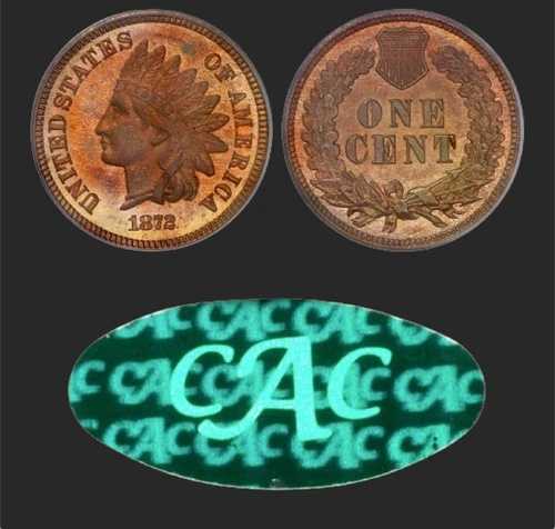 1872年 PCGS PR64RB CAC $3,977-APR! ?? キーデート 1セント ? 美しい色彩 ? インディアンセント｜WORLD RESOURCE【QUEEN店】