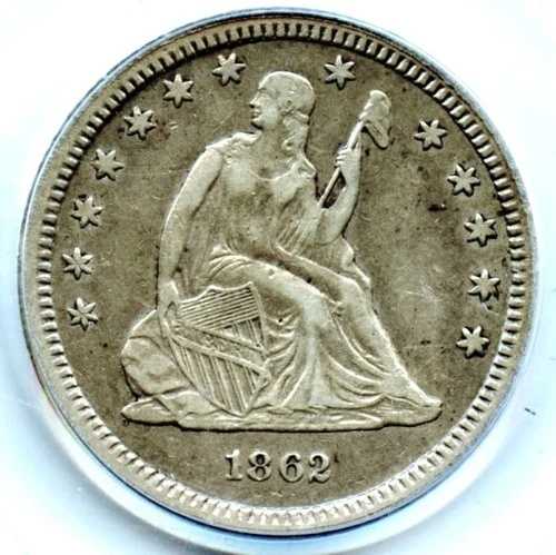 1862-S リバティ座像、PCGS XF 40｜WORLD RESOURCE【QUEEN店】