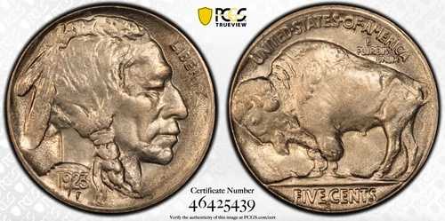 1923-S PCGS & CAC MS64 バッファローニッケル