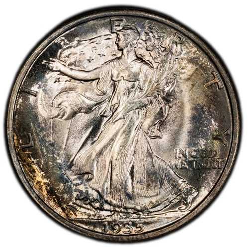 1935年 50セント PCGS MS 67 ? シルバー ウォーキング・リバティ ハーフダラー｜WORLD RESOURCE【QUEEN店】 362,340円