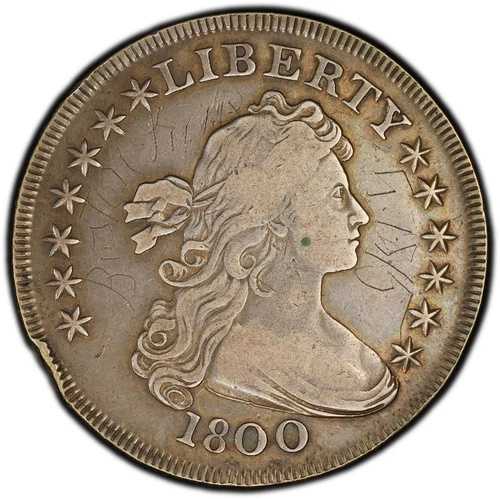 1800年ドレープ胸像銀貨;PCGS VF詳細;非常に初期の1ドル|WORLD RESOURCE【QUEEN店】
