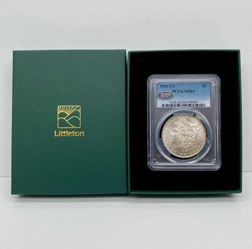 1891 CC モルガン シルバー ダラー $1 VAM-3 スピッティング イーグル トップ 100 VAM PCGS MS 64|WORLD RESOURCE【QUEEN店】