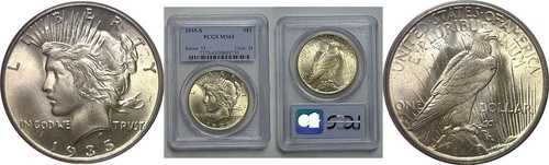 1935-S ピースダラー PCGS MS-65｜WORLD RESOURCE【QUEEN店】