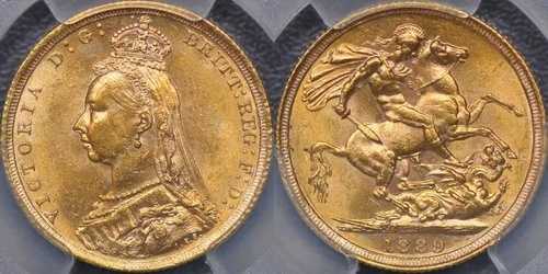 1889年シドニーソブリン - PCGS MS62